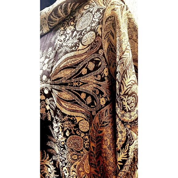 Unbranded Accessories - Pashmina Wool and Silk Blend Wrap Scarf Throw 68” x 27”